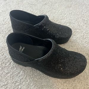 Women’s Dansko Professional Glitter Black size 42